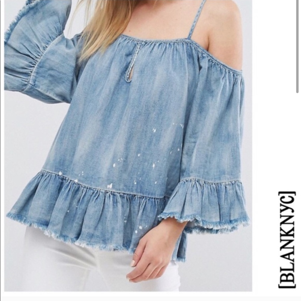 blanknyc denim top
